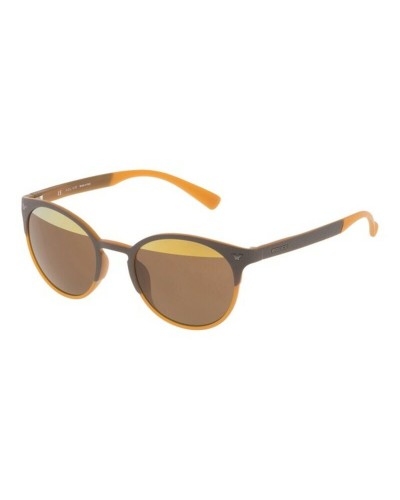 Police SPL162V Gafas de Sol Unisex - Montura Negra, Lentes Humo
