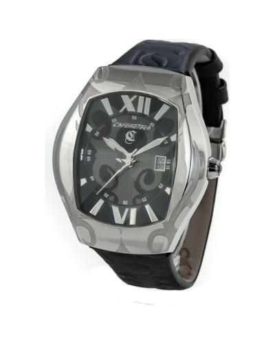 Chronotech CT7693J-01 : Montre Homme Chronographe Grande 48mm Acier

