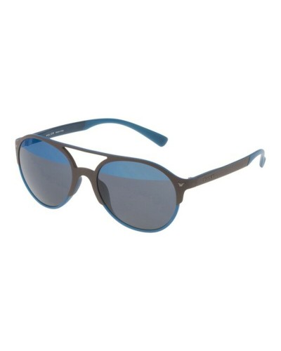 Police SPL163V Gafas de Sol Unisex - Montura Negra Lentes Grises
