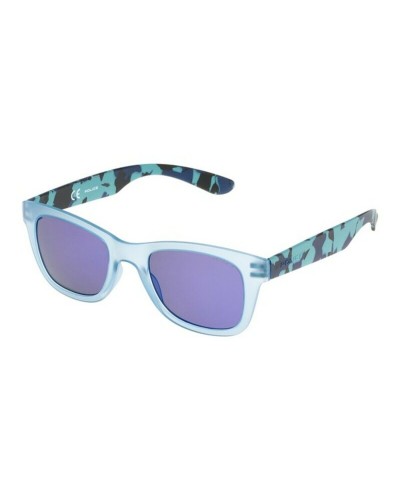 Police S1944 Lunettes de Soleil Homme - Monture Noir Mat, Verres Gris Ø 50mm
