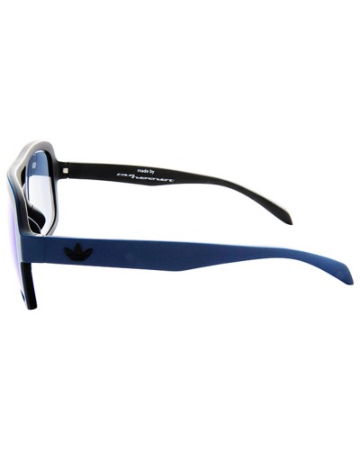 Adidas AOR011 Lunettes de soleil Homme, Noir Mat, Verres Gris, 54mm
