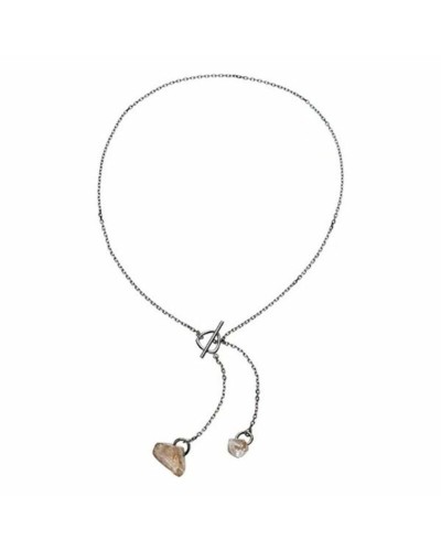 Guess Damen-Anhänger CWN90706, Silber, Länge 45cm - Elegantes Accessoire
