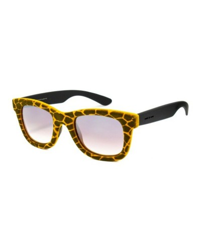 Italia Independent Gafas de Sol Mujer 0090V-GIR Negro - Ø 52mm - Estilo Icónico
