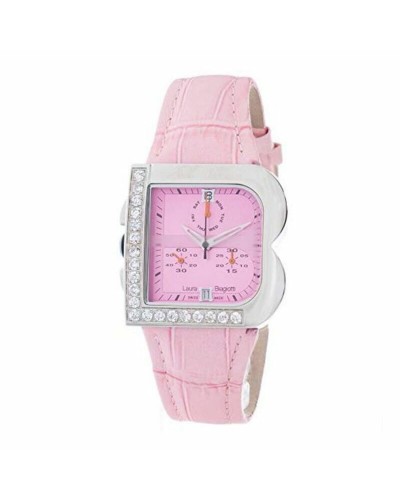 Laura Biagiotti Damenuhr LB0002L-RS Rosa Stahl - Durchmesser 33mm

