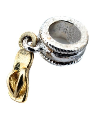 Viceroy Perle Argent 1cm - Pendentif Élégant pour Bracelets et Colliers
