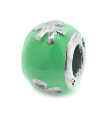 Viceroy Perlina Mujer Verde 1cm - Abalorio para Pulsera/Collar
