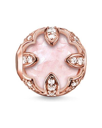 Thomas Sabo Pink Pearl 1.1cm - Women's Charm 925 Sterling Silver
