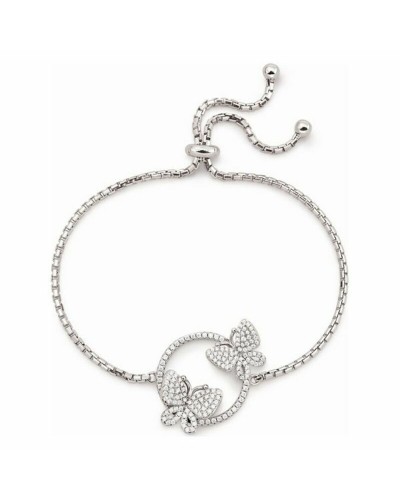 Folli Follie Damenarmband Silber 3B17S030C 23cm - Elegantes Schmuckstück
