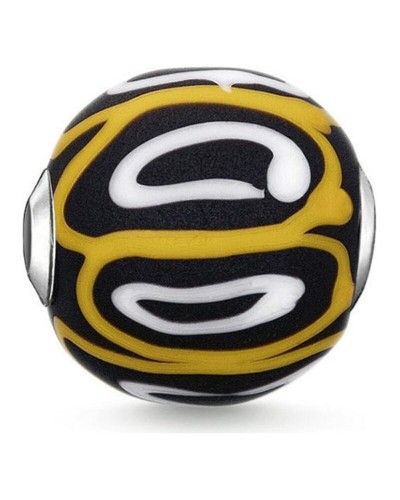 Thomas Sabo Perlina Gialla Donna - Argento 925, 1.1cm - Charms Elegante
