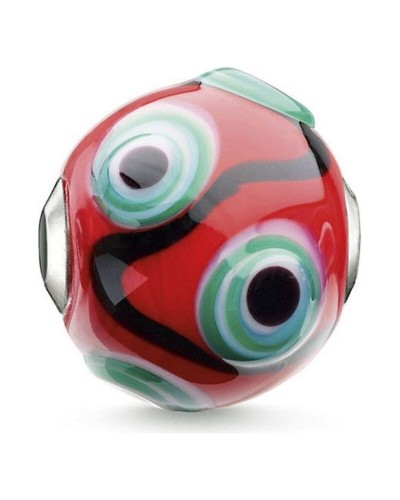 Thomas Sabo Bead Rot - 925er Sterlingsilber - 1,2 cm - Damen Charm

