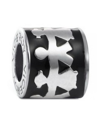 Viceroy Perlina Argentata Donna - Ciondolo Charm 1cm Gioiello Elegante
