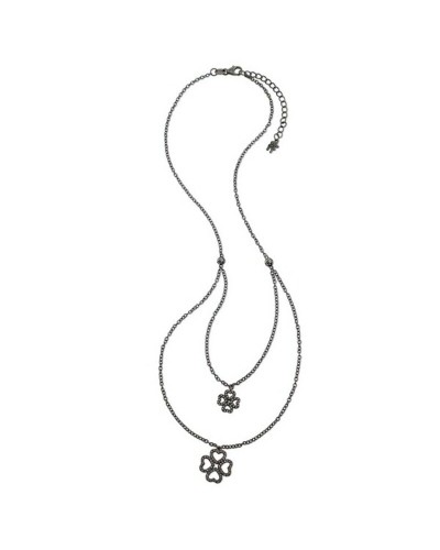 Folli Follie Collier Femme Argent 3N17S041KK - Longueur Réglable 40-45cm
