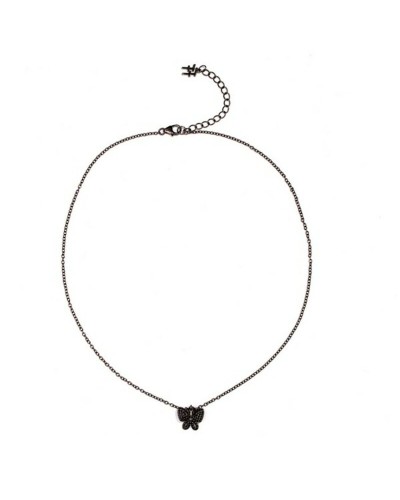 Folli Follie Collier Femme Élégant - Plaqué Or Rose, Longueur Réglable 38-43cm
