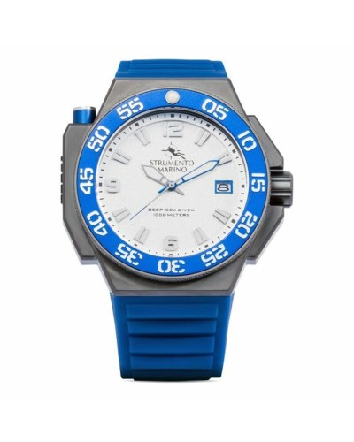 Strumento Marino Montre Homme SM129S-TT-BN-BL - 46mm, Bleu & Noir

