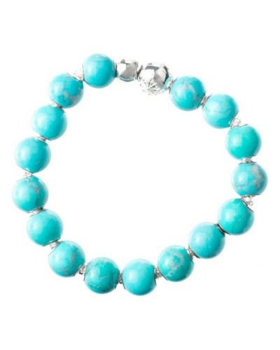 Thomas Sabo Pulsera de Mujer Plata de Ley 925, Cristales, Ajustable 16-19cm
