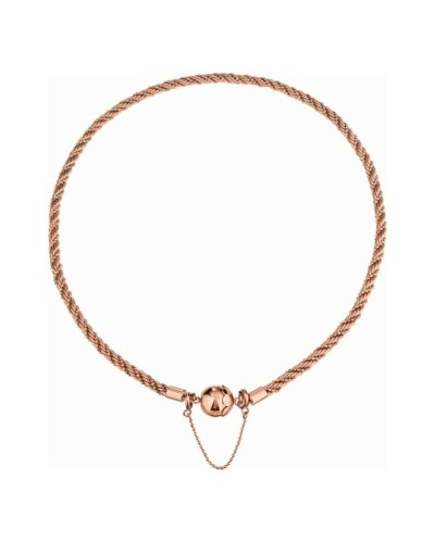Folli Follie Women's Necklace Rose Gold Plated 38cm - Elegant Jewel
