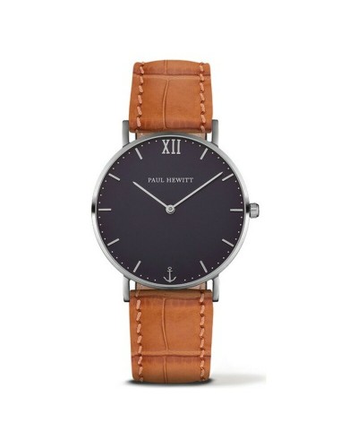 Paul Hewitt Signature Line Damenuhr - 39mm - Edelstahl Silber/Blau
