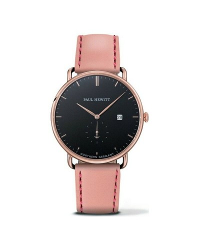 Paul Hewitt Grand Atlantic Herrenuhr - Ø 42mm, Schwarz/Roségold - Elegant & Robust
