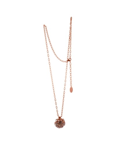 Women's Necklace Folli Follie 3N0S012RS: Rose Gold Steel, Length 40cm
