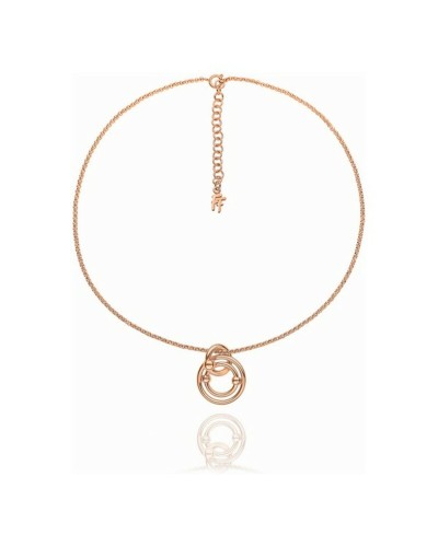 Collier Femme Folli Follie 1N15T073R - Acier Plaqué Or Rose, 30cm
