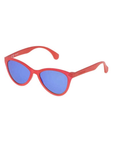 Police SPL086 Lunettes de Soleil Femme Rouge Ø54mm - Protection UV Style
