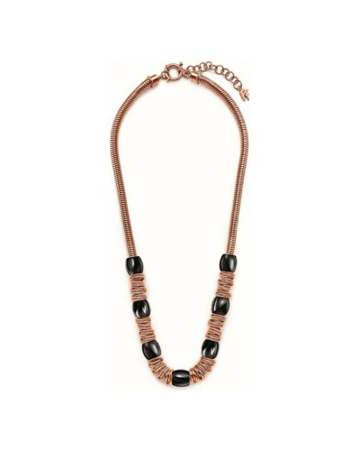 Collana Donna Folli Follie 3N14T050RK - Oro Rosa, Lunghezza 45cm - Stile Trendy
