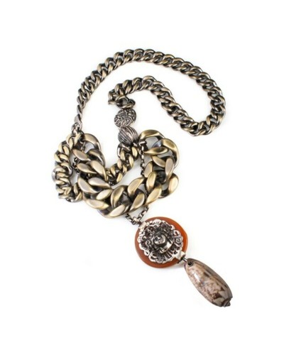 Collier Femme Folli Follie 4N1B115EB - Longueur 60cm - Bijou Élégant
