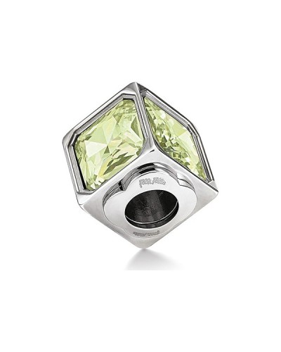 Folli Follie Abalorio Perlina Mujer Verde 1cm - Charm Original para Pulseras
