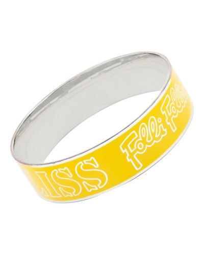 Folli Follie Pulsera de Mujer Oro Amarillo 7cm - Elegante Joya
