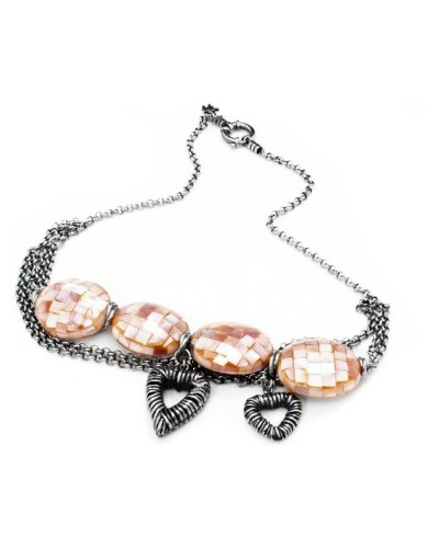 Folli Follie Collier Femme 4N0T050KP : Ras du Cou Argent 18 cm - Élégant
