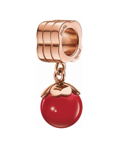 Folli Follie Perlina Rossa Donna 1cm - Ciondolo Charm Elegante 3P16T014RR
