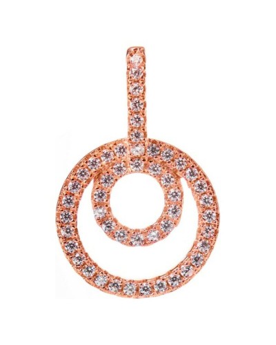 Folli Follie Damen Anhänger Roségold 2cm - Elegantes Schmuckstück 3P17S002RC
