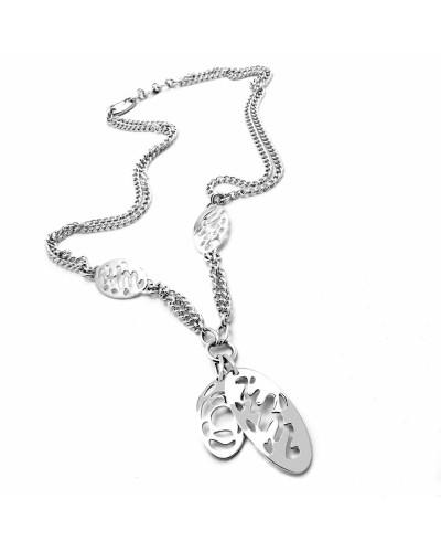 Folli Follie Collar Mujer 1N8F071 Plata 36cm - Elegante y Refinada
