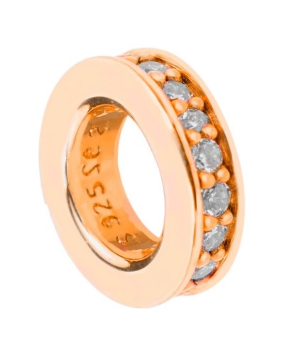 Folli Follie Perlina Dorada 1cm - Colgante Mujer Elegante
