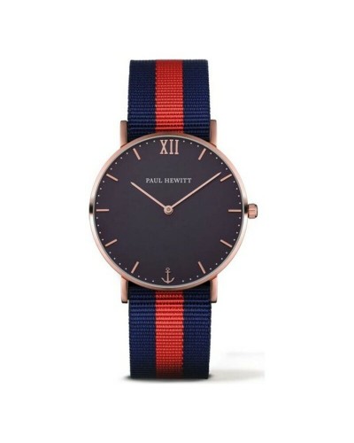 Paul Hewitt Signature Line Unisex Watch - 39mm, Black & Steel
