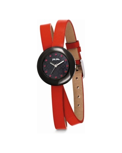 Folli Follie Orologio Donna Rosso Ø28mm - Stile e Eleganza per Lei!
