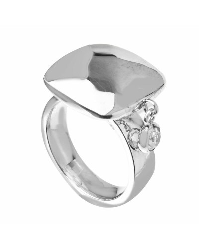 Folli Follie Damenring Silber 925/000 Kreis Größe 12 Elegant & Raffiniert
