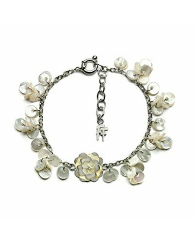 Folli Follie Pulsera de Mujer 2B14F003WW - Elegante Joya 23cm
