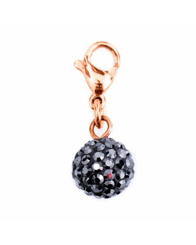 Folli Follie Perlina Grigia 1cm - Anhänger Silber 925 für Armbänder
