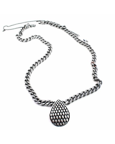 Collier Femme Folli Follie 2N8B081C : Élégant Choker 35cm Argent
