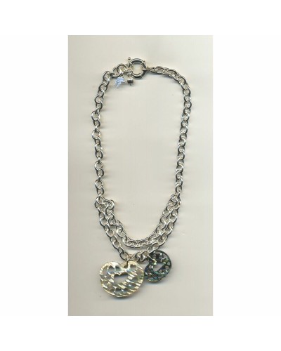 Folli Follie Collier Femme Plaqué Or Rose - Élégant Ras du Cou 45cm
