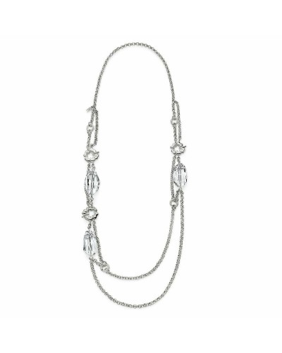 Folli Follie Collier Femme Argent 4N2F011C - Ras du Cou Élégant 45cm
