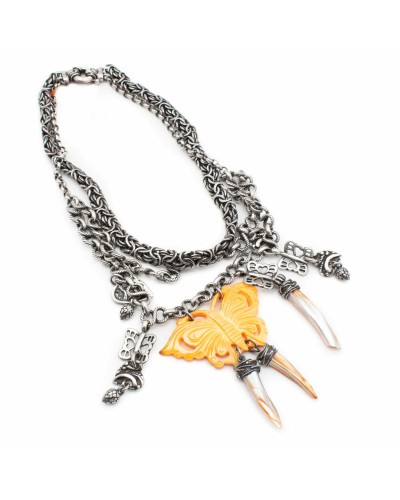 Folli Follie Collana Donna Oro Rosa 35cm - Elegante Gioiello
