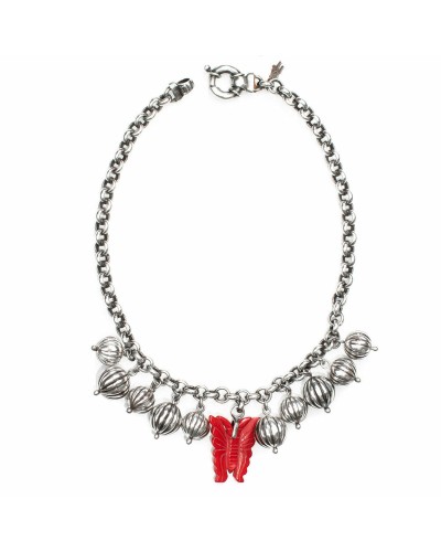 Folli Follie Collier Femme 4N9B003R, 45cm - Bijou Élégant
