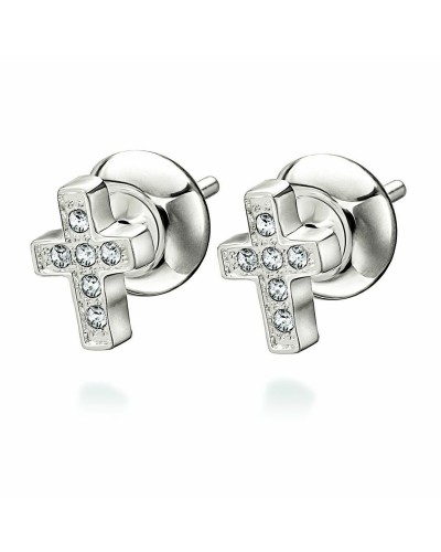 Folli Follie Orecchini Donna 3E14F030C - Cerchio 3cm Argento
