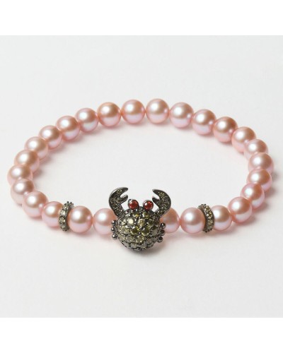 Lancaster Pulsera de Mujer JLA-BR-CRAB-3-PU Piel 16mm - Elegante Accesorio
