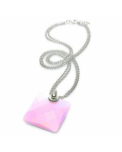 Folli Follie Women's Necklace 3N0F006P Silver Rose Gold Plated 45cm
