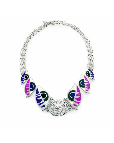 Collier Femme Folli Follie Argent 925 Ras du Cou 30cm - Élégant & Raffiné
