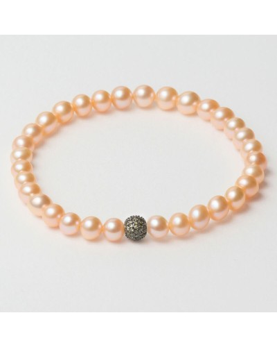 Lancaster Bracciale Donna JLA-BR-SB-3-PE 16mm - Acciaio Inox, Elegante
