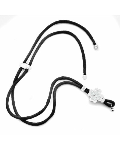 Folli Follie Collana Donna Argento Placcato Oro Rosa 45cm - Elegante Gioiello
